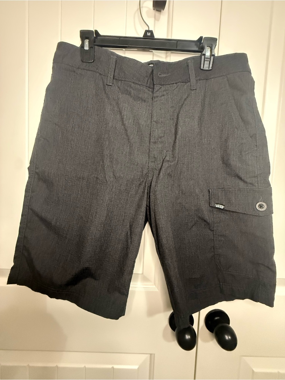 Vans Men's Charcoal Gray Cargo Shorts